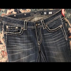 Miss Me Boot cut jeans size 29, 37 inseam